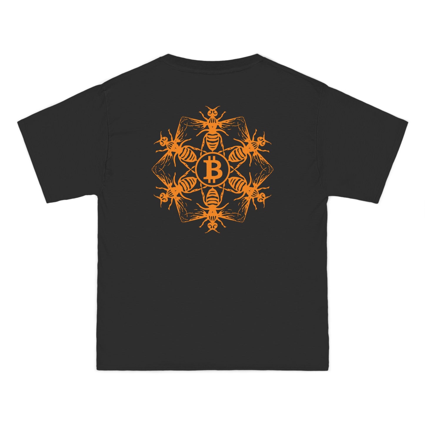 The Honeycomb Bitcoin Heavy Weight Tee | Essential Collection